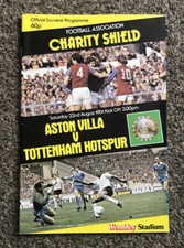 Aston Villa vs Tottenham Hotspur 1981 Charity Shield Programme, 22/8/1981, VGC