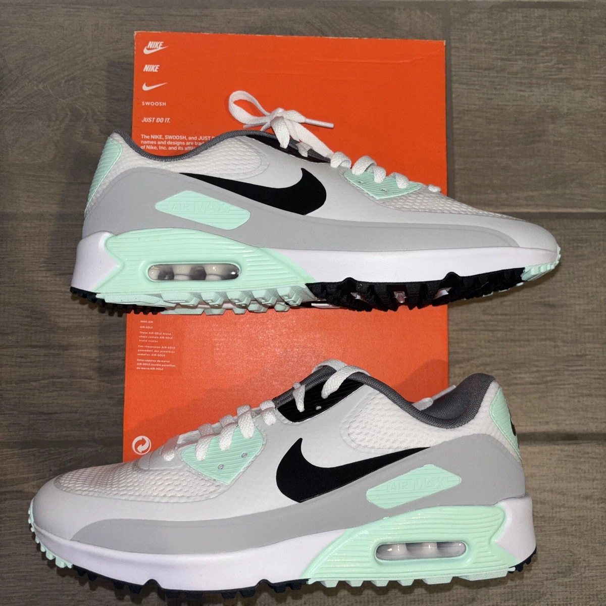 Las mejores ofertas en Nike Air Max 90 Golf Smoke Grey Light Green