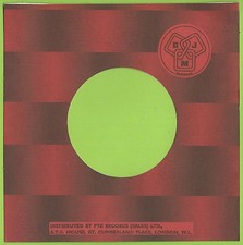 DJM red  black check - REPRODUCTION RECORD COMPANY SLEEVES - pack of 10 