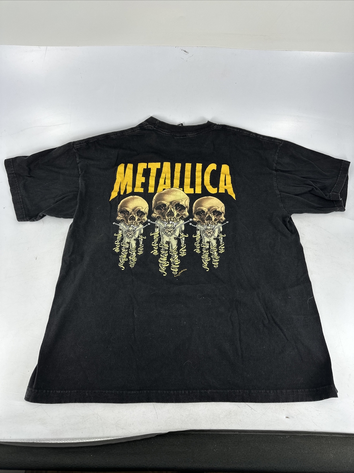 アリババ 希少 90s METALLICA RELOAD 1998 Tシャツ 雰囲気抜群 - トップス