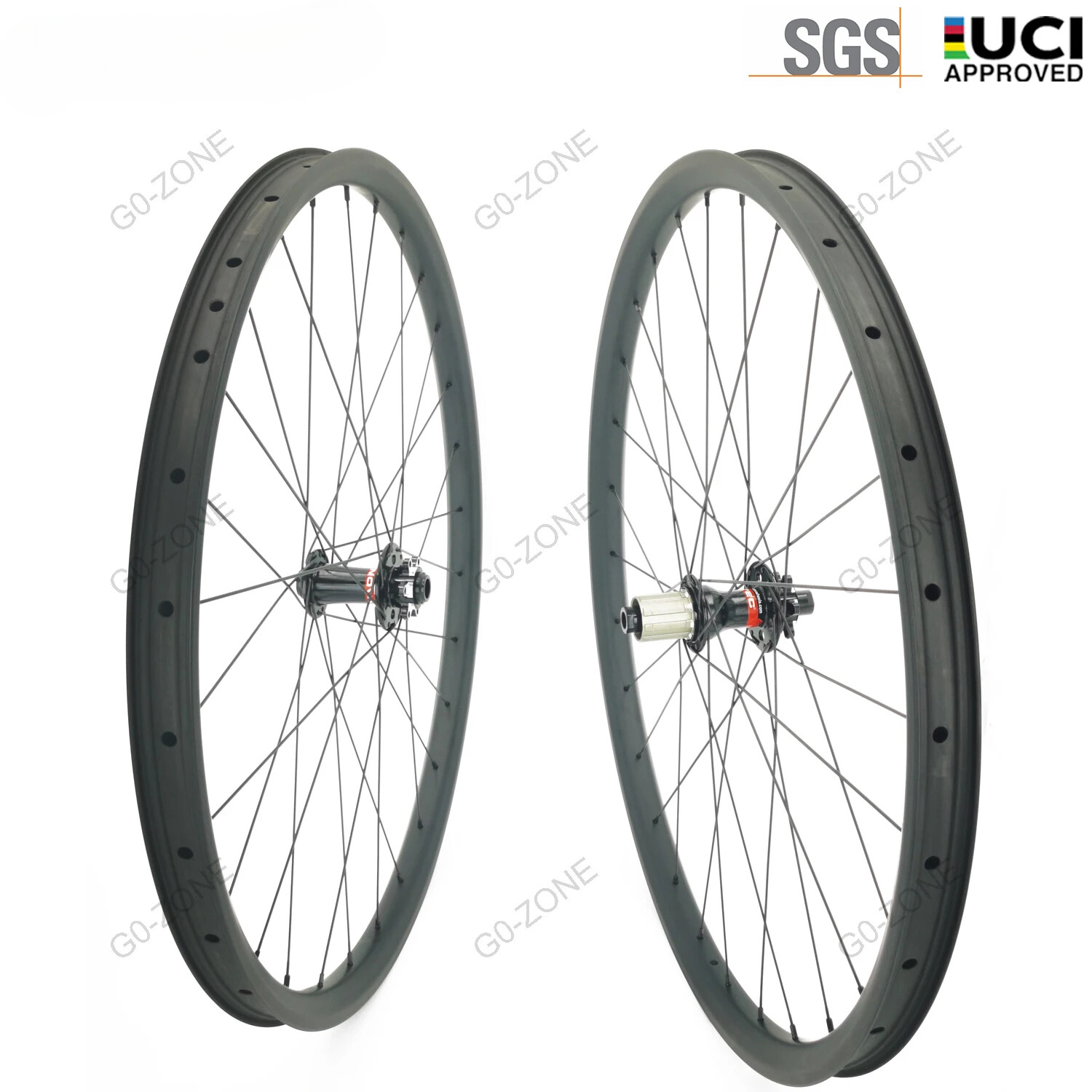 27.5 Carbon MTB Wheelset Novatec 791/792 Tubeless Disc Brake 28H