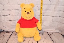 Disney Parks Vintage 13  WINNIE THE POOH BEAR Stuffed Plush Animal Red Sweater