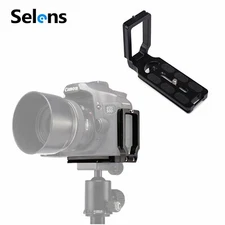 L-M Universal 1/4 "Screw L Shape Quick Release Plate Bracket Mount for Cameras