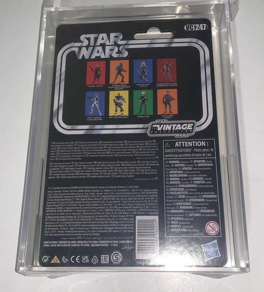 Star Wars Clone Wars VC247 Death Watch Airborne Trooper AFA 9.0 Uncirculated UV - image 3 of 4