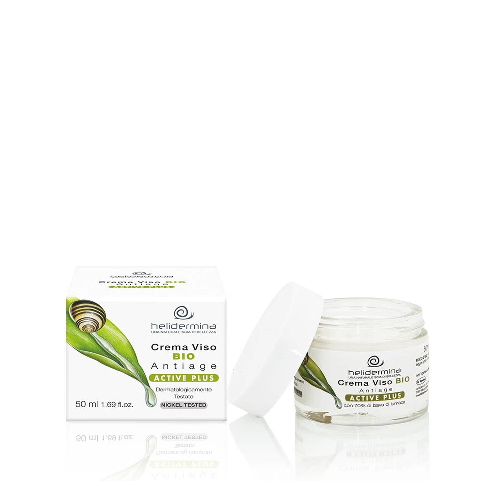 LA DISPENSA SRL Crema Viso Antiage Bio Active Plus 70% Bava di Lumaca 50ml Helidermina