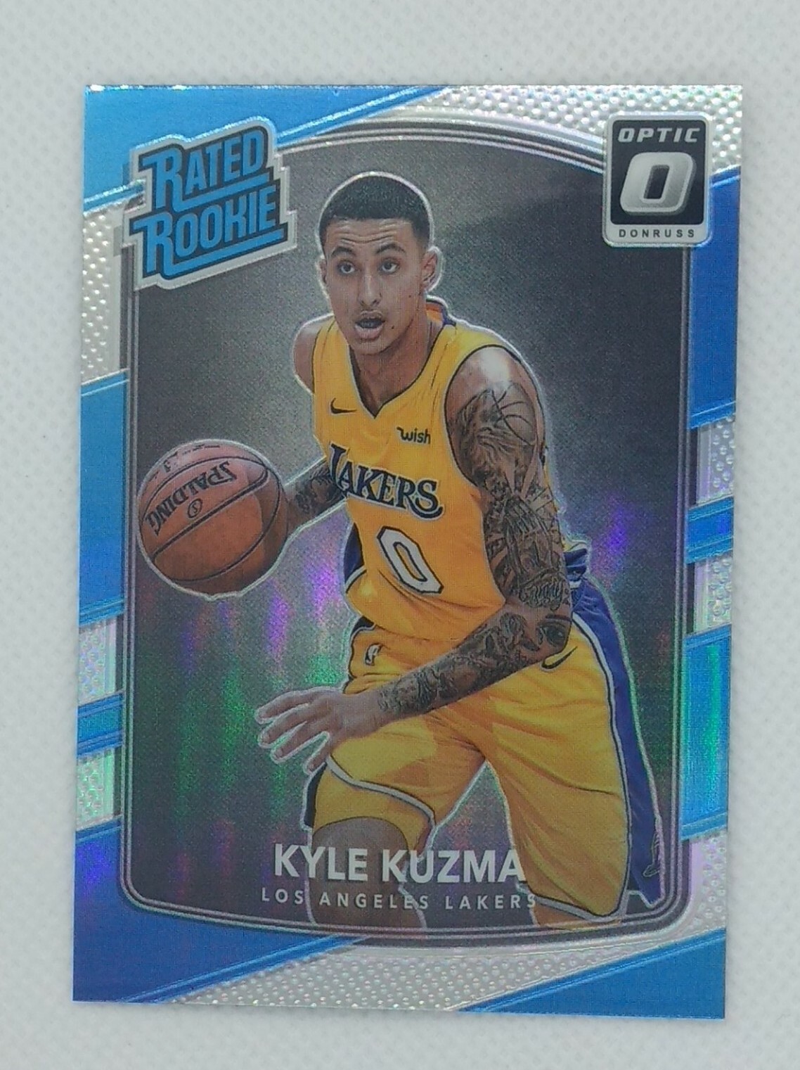 2017-18 Panini Optic Rated Rookie Holo Prizm Kyle Kuzma RC #174, Parallel