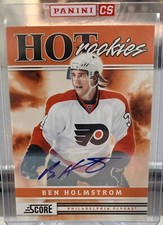 BEN HOLMSTROM 2011-12 Panini Score ROOKE Hot Rookies Autograph