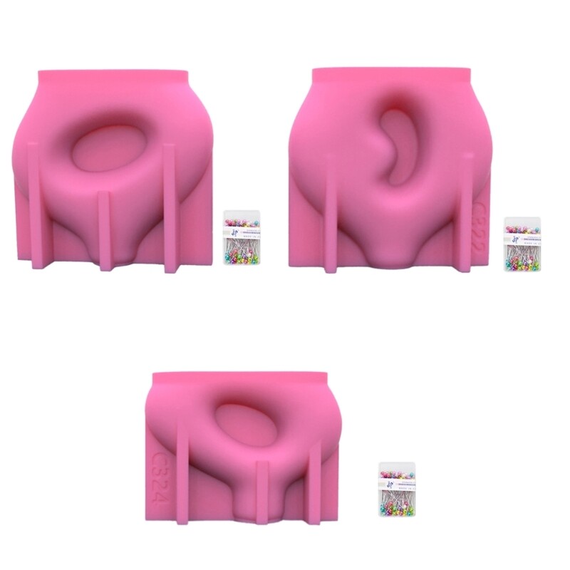 Non-Stick Silicone Flower Pot Mold for Epoxy Resin DIY Casting