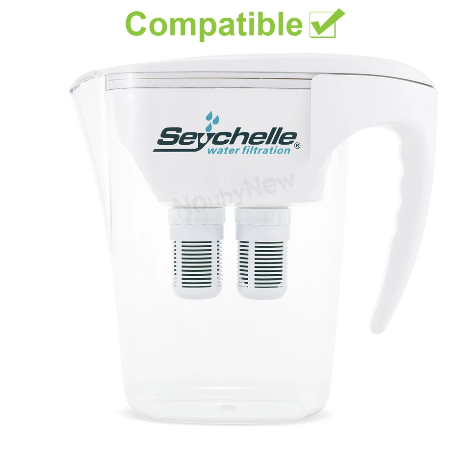 Seychelle pH2O Replacement Filters for pH Alkaline Water Pitcher Filter 2-PACK!! - Image 3 of 4