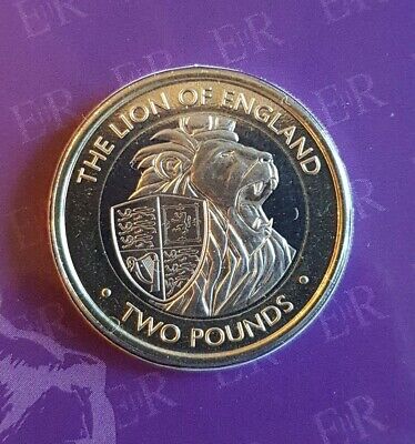 NEW 🇬🇧 Queens Beasts £2 Bi-metal Lion Of England Two pounds BU Coin | eBay