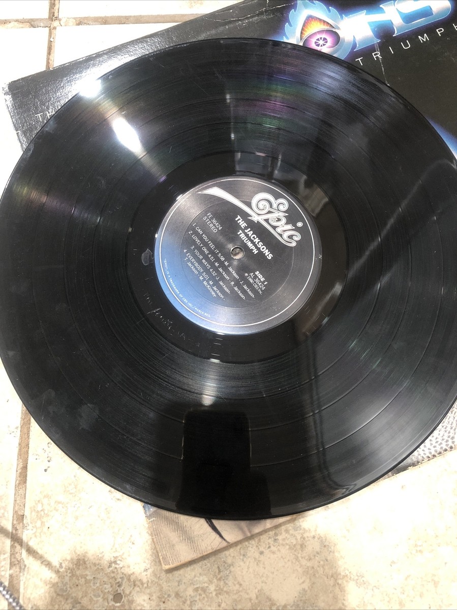 「トライアンフ」マイケル・ジャクソン&ジャクソンズ LPレコード The Jackson 5 Triumph 12' Vinyl Record LP 1980 Michael