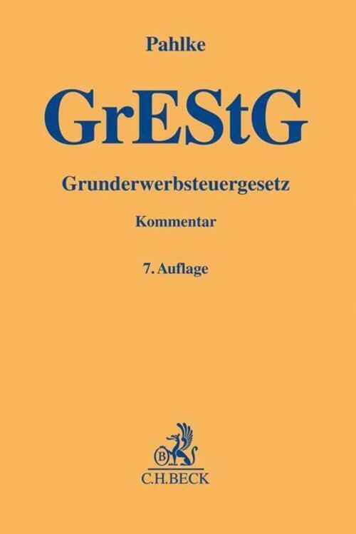 Thumbnail - Grunderwerbsteuergesetz | Armin Pahlke (u. A.) | Deutsch | Buch | Xx |