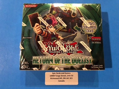 return of the duelist booster box Amazon.com: YuGiOh Yu-Gi-Oh: Return of The Duelist Booster Box [1st  Edition] : Toys & Games main image 1