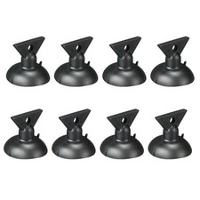 8pcs Bulb Changers Suction Cup Lamp Replacing Tools for GU10 MR16 Bulbs Black