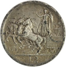 银色1916 年意大利硬币(1861-现在) | eBay