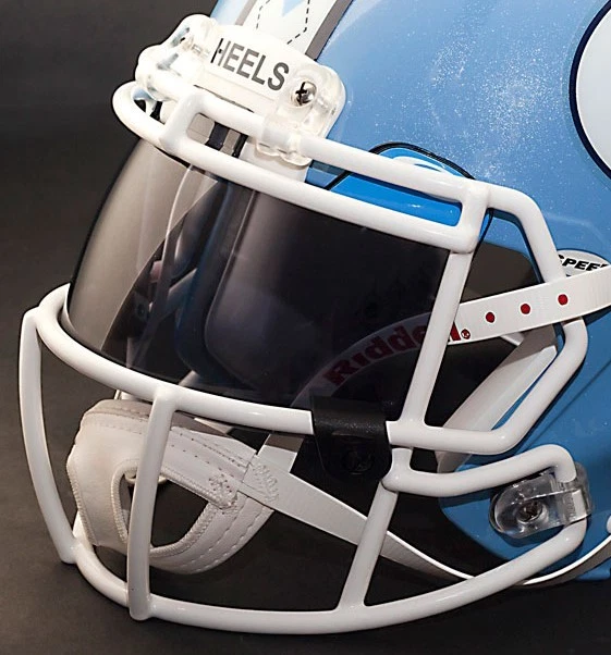 NORTH CAROLINA TAR HEELS Authentic GAMEDAY Football Helmet w/ OAKLEY Eye Shield - Image 4 of 4
