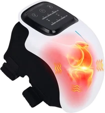 Snailax Knee Massager with Heat IR & LSR Light,3 Heating Levels & 3 Modes Relax