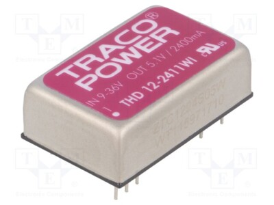 1 Stück, Wandler: DC/DC THD12-2411WI /E2DE