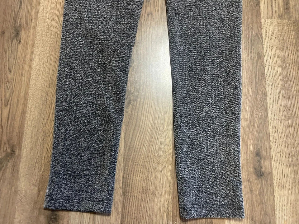 Pantalones Chaps, Mujer Talla Pequeña, Negro, Blanco, Pull On, Cintura Elástica, Leggings Foto 4 de 4