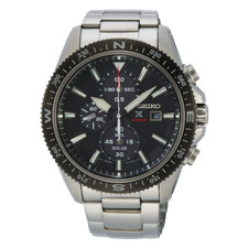 SEIKO ProspeX SSC705P1 Chronograph Stainless Steel Solar V176 Silver Watch 20Bar