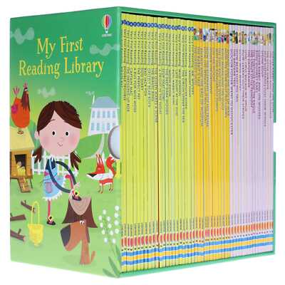 Meine erste Lesebibliothek von Usborne 50 Bücher Sammlung Box Set - Alter 5-7 - PB