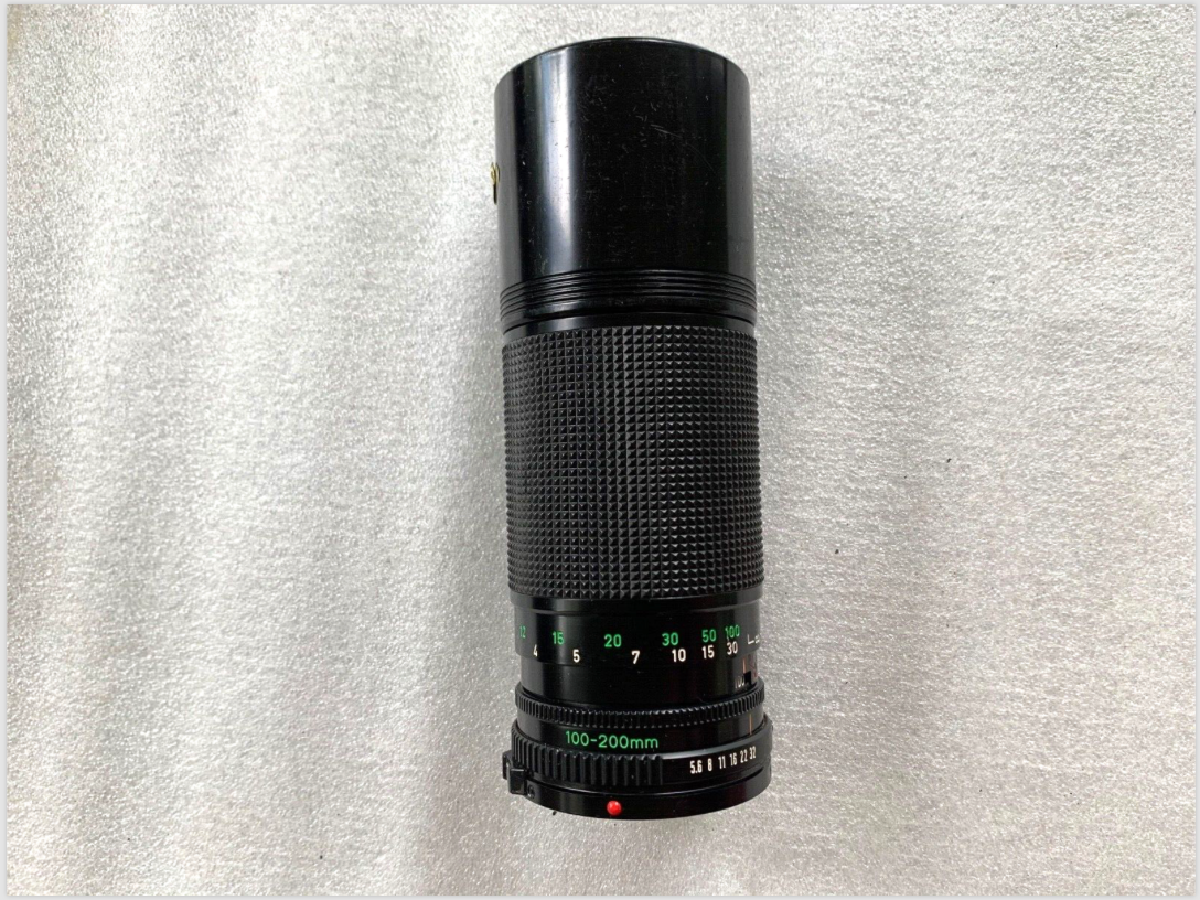 Objectif Canon Zoom FD 100-200mm F/5.6 – Monture Canon, Testé, Bon état