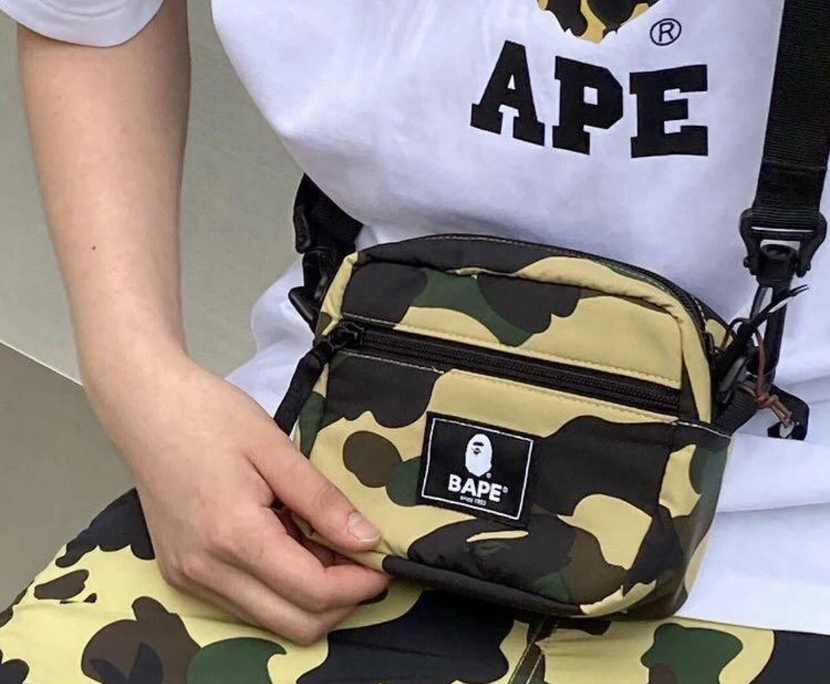 BAPE X Outdoors Products Mini Shoulder Bag Black for Women