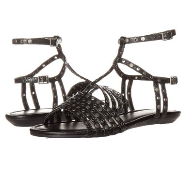 Very Volatile Black Strappy Sandals Studded Women s Size 9 New in Box