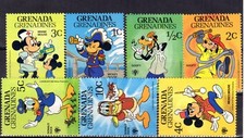 033+  TIMBRES   WALT DISNEY   SERIE GRENADA.