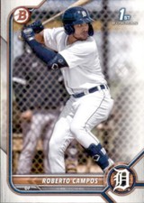 2022 BOWMAN PROSPECT 1ST DETROIT TIGERS ROBERTO CAMPOS #BP-14