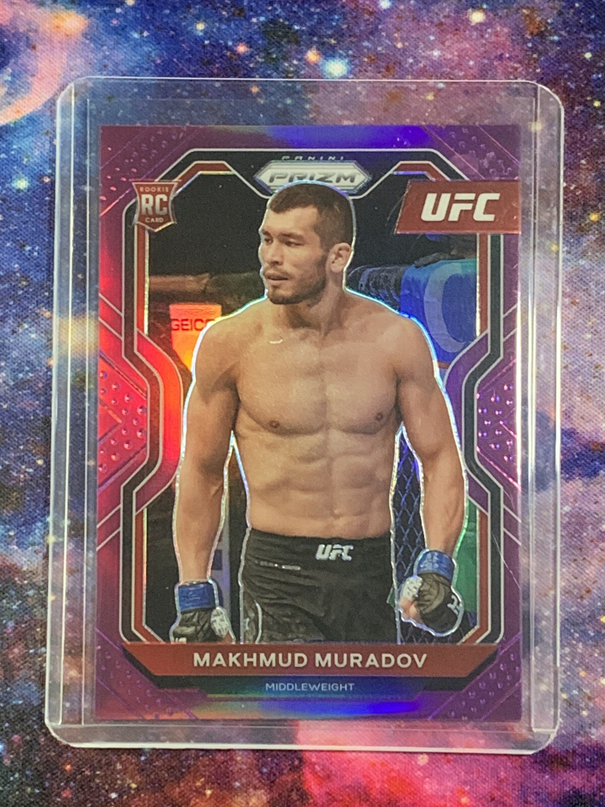 2021 Panini Prizm UFC #55 - Makhmud Muradov Rookie Purple Prizm RC 🔥149/149🔥