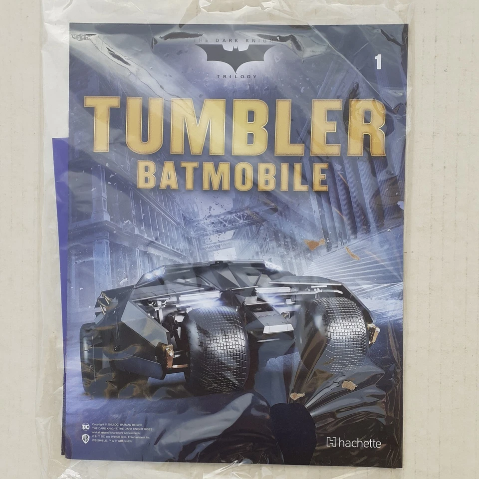 BATMAN TUMBLER BATMOBILE 1/8 THE DARK KNIGHT  HACHETTE 2022 EDICOLA  - Immagine 3 di 4