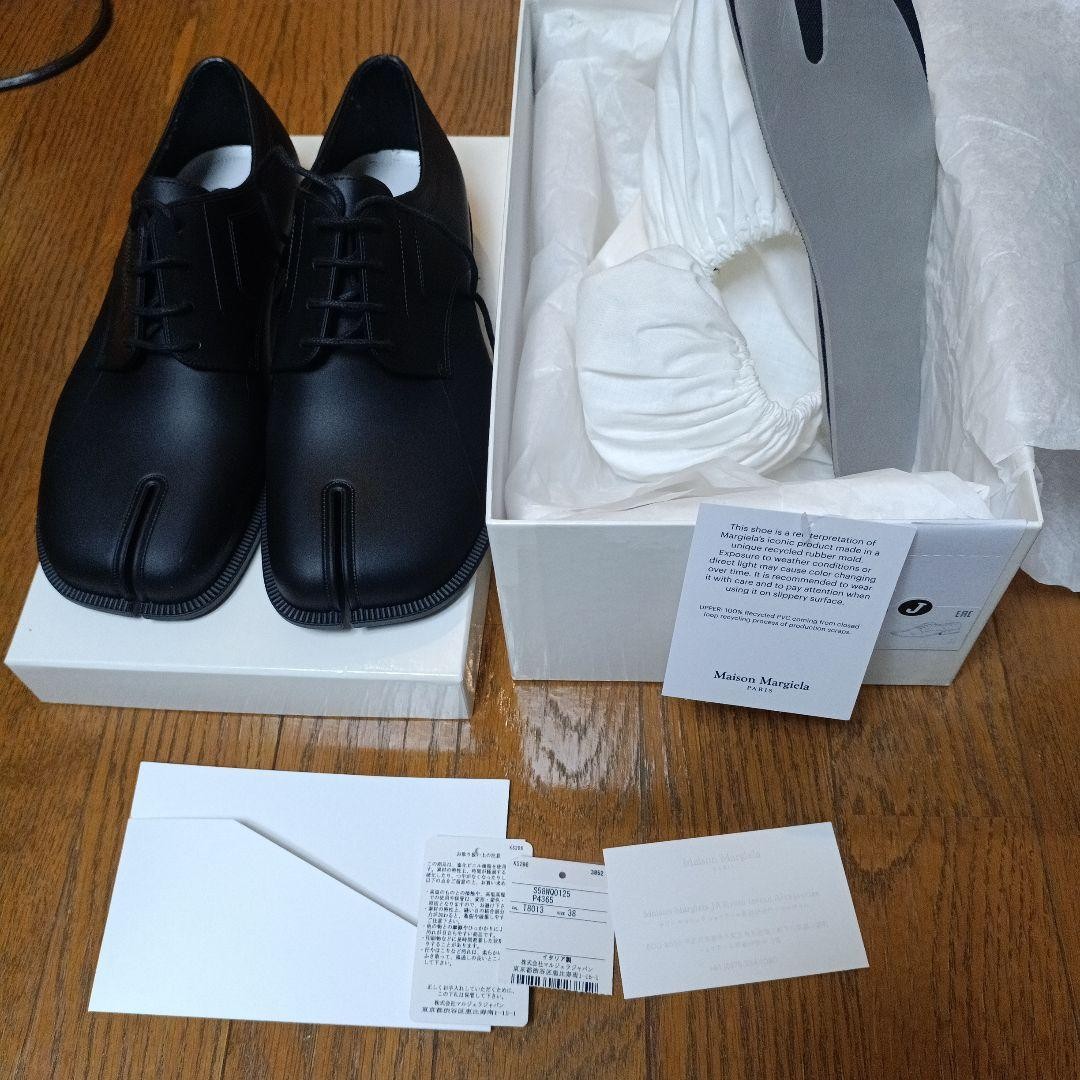 Maison Margiela Tabi Lace Up Shoes 25Cm Black Women Loafer