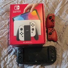 Nintendo Switch OLED - 64GB - White with extras