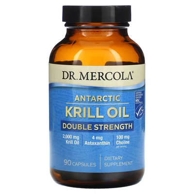 Dr. Mercola, Antarktisches Krillöl, 90 Kapseln, Verfall: 07/2027