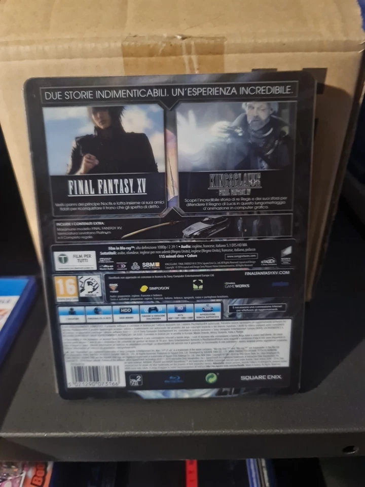 FINAL FANTASY XV DELUXE EDITION - SONY PS4 - USATO PERFETTO - VERSIONE PAL, foto 2 di 3