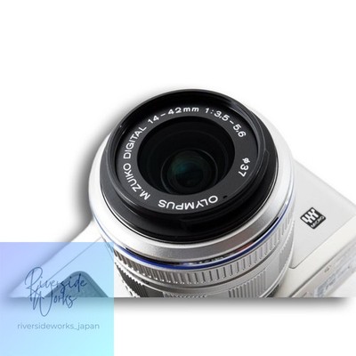 Olympus PEN E-P1 Mirrorless Camera Kit Silver Used SD Card
