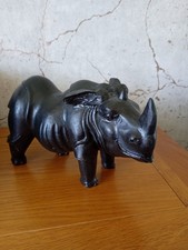 Rhino. Carved Wood