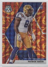 2020 Panini Mosaic Rookies Reactive Orange Mosaic Prizm Patrick Queen #249 0e1