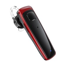 Bluetooth Headset - V5.0 Wireless Handsfree Earpiece Built-in Dual Mic Noise ...