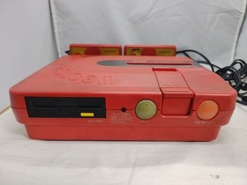 SHARP Twin Famicom FC NES Console Red AN-500R  [Maintained] [Belt Replaced]