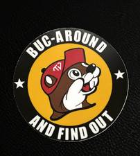 Tactical Buc-ee's Sticker - Waterproof Vinyl Beaver Sticker - Bucee's Sticker