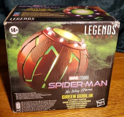 Marvel Legends Series Green Goblin Roleplay Electronic Pumpkin Figure Spider-Man