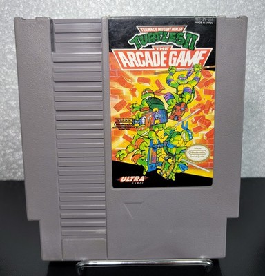 Teenage Mutant Ninja Turtles II The Arcade Game Nintendo NES Tested & Working