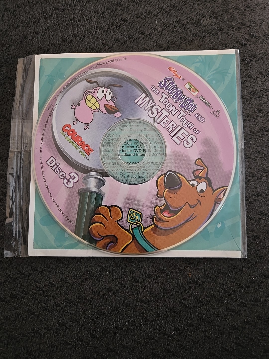 Scooby Doo The Toon Tour Mysteries Disc 3 Kelloggs Courage The Cowardly Dog PC