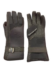 Deep See Gauntlet 5mm Gloves Scuba Diving Snorkeling Size LG USED