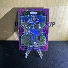 2021 Panini Prizm #49 Jamal Adams No H uddle Purple Disco #/35