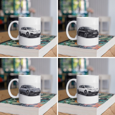 Personalisierte Nissan Micra Engage Kaffeebecher Geschenk - SCHNELLER VERSAND - Farbwahl