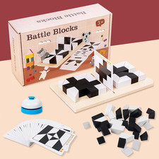 Brain Teaser Puzzles, Block Puzzle, Battle Blocks Game, 40 Challenge, Teens, IQ