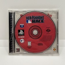MLB Pennant Race (Sony PlayStation 1, 1996) Game with case but no manual .
